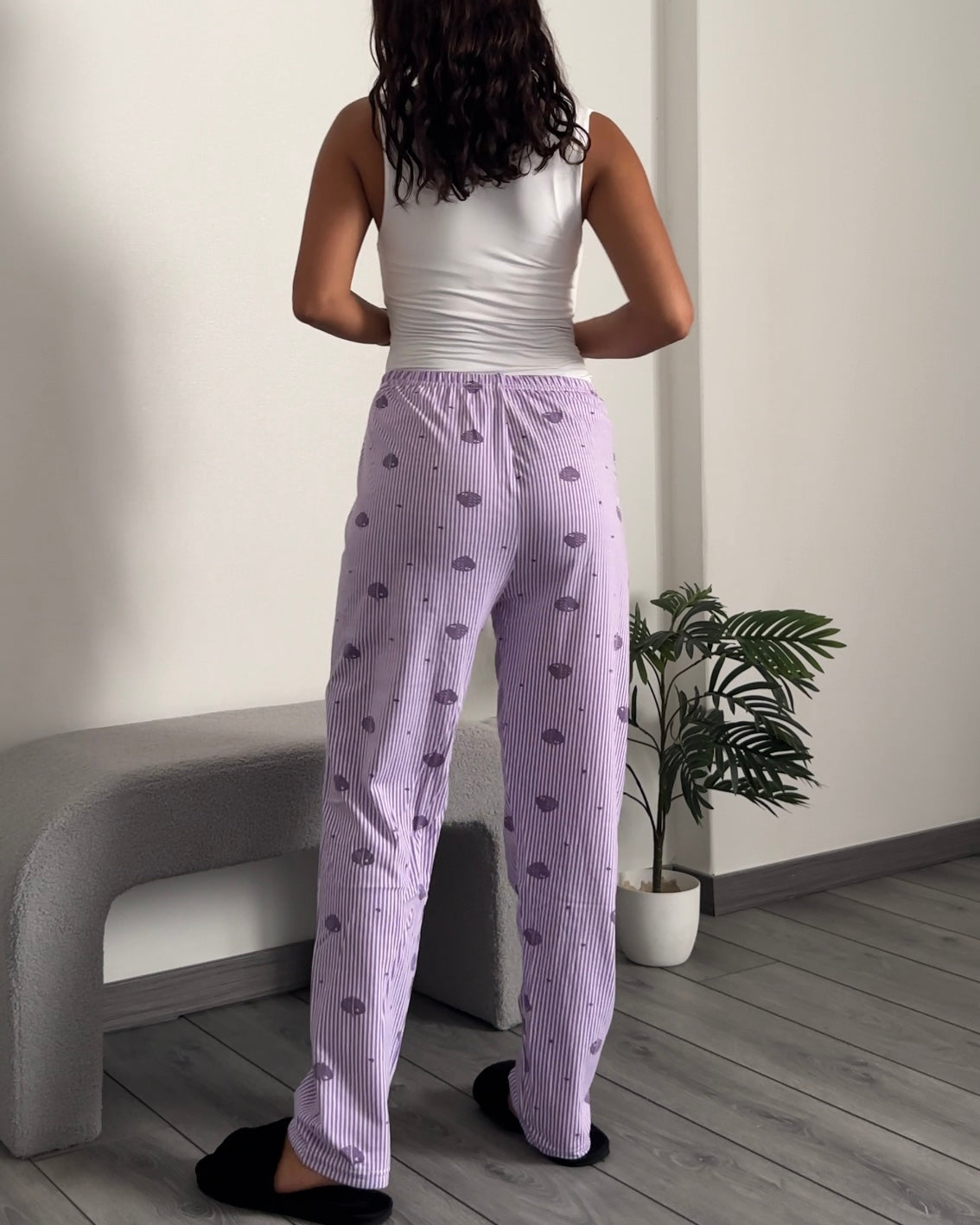 Pyjama Pants - Purple
