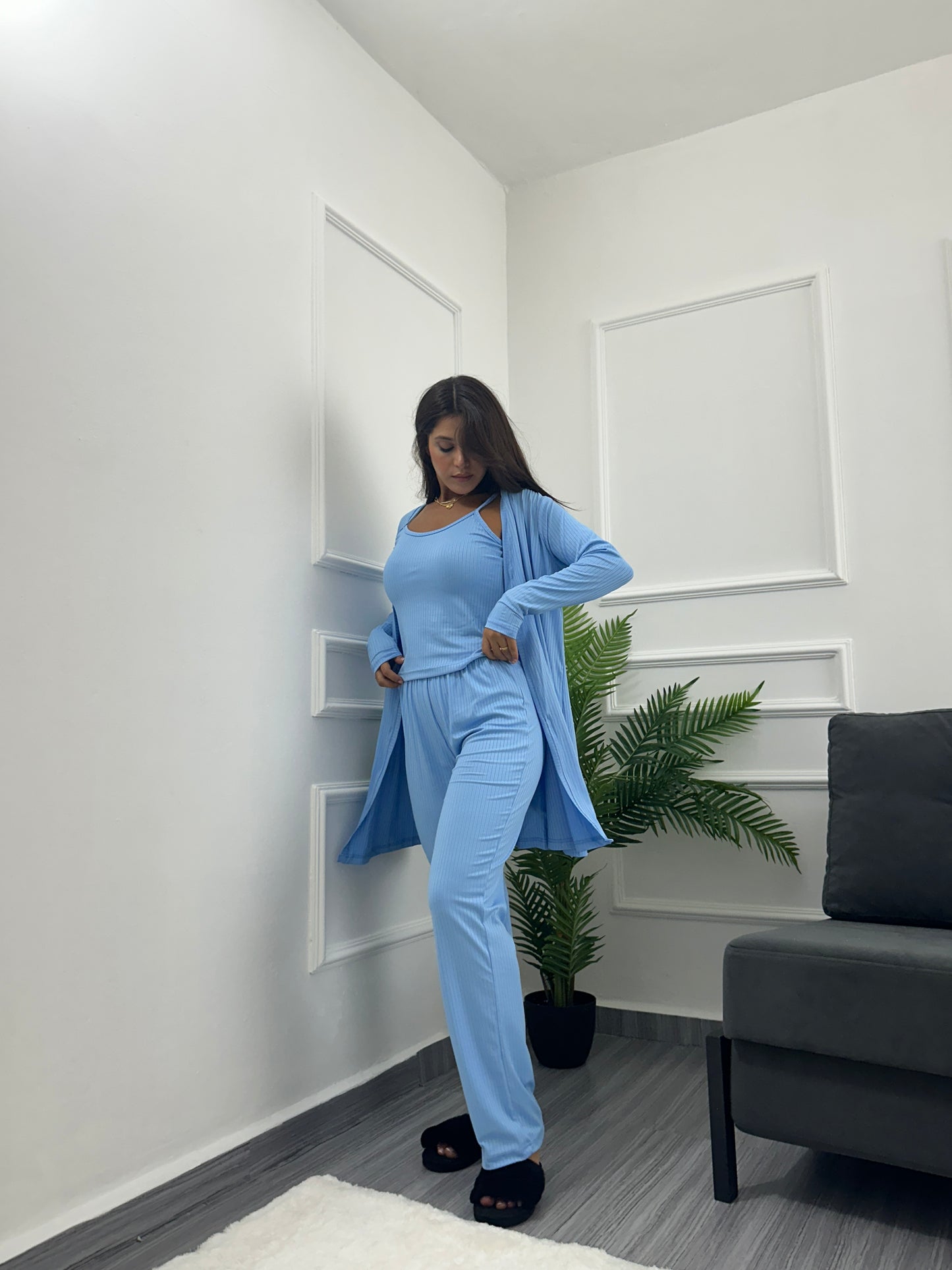 3pcs rib set with belt