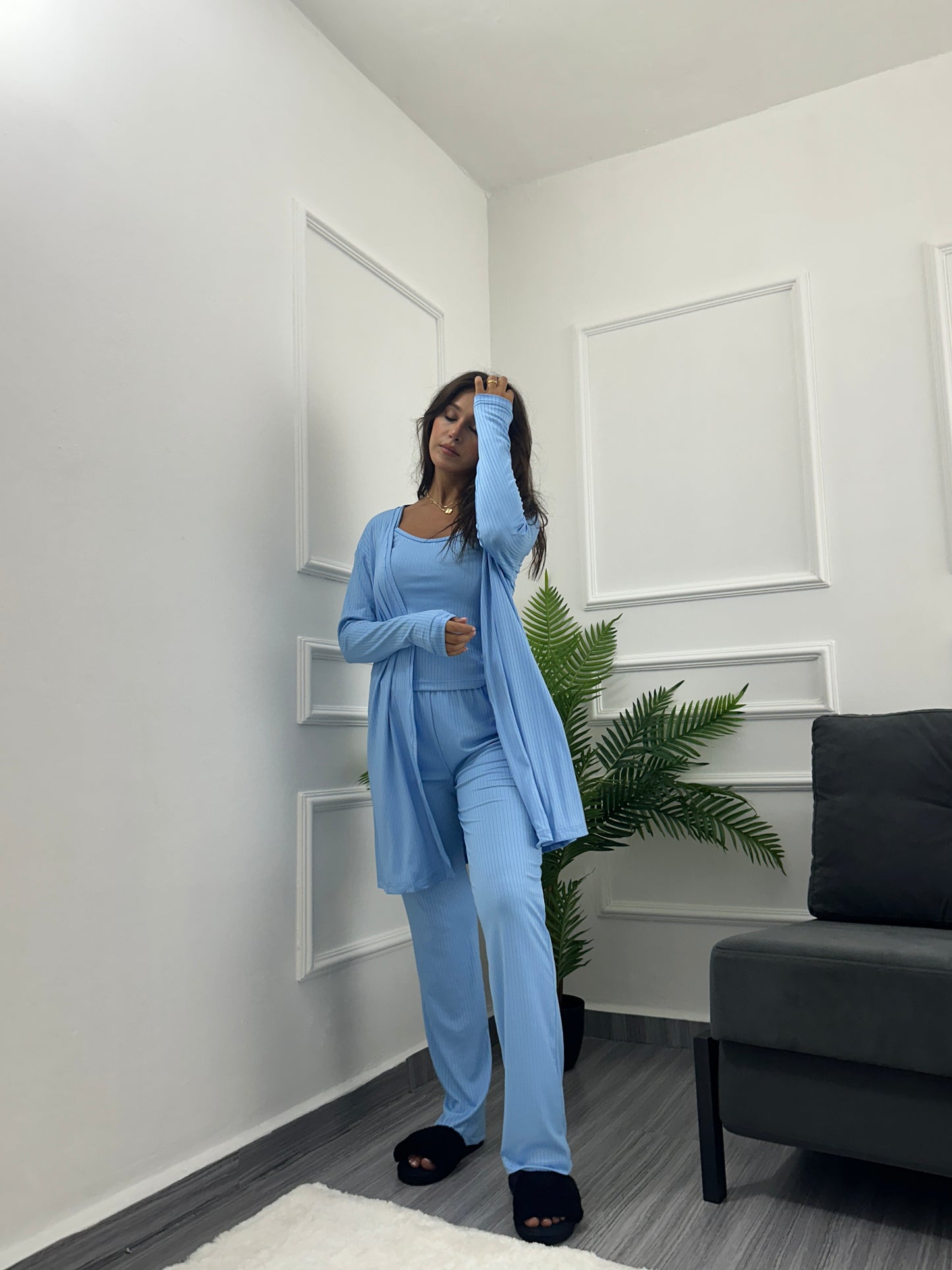 3pcs rib set with belt