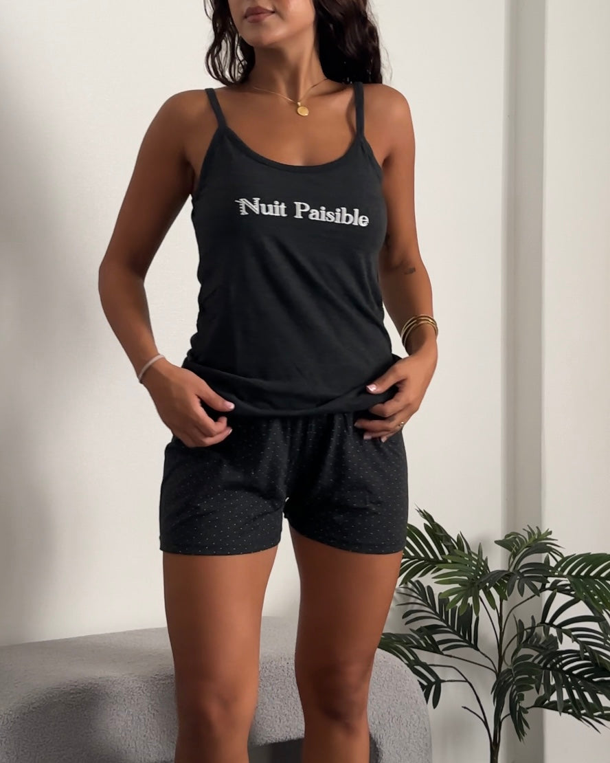 Pyjama Short Set - Nuit Paisible