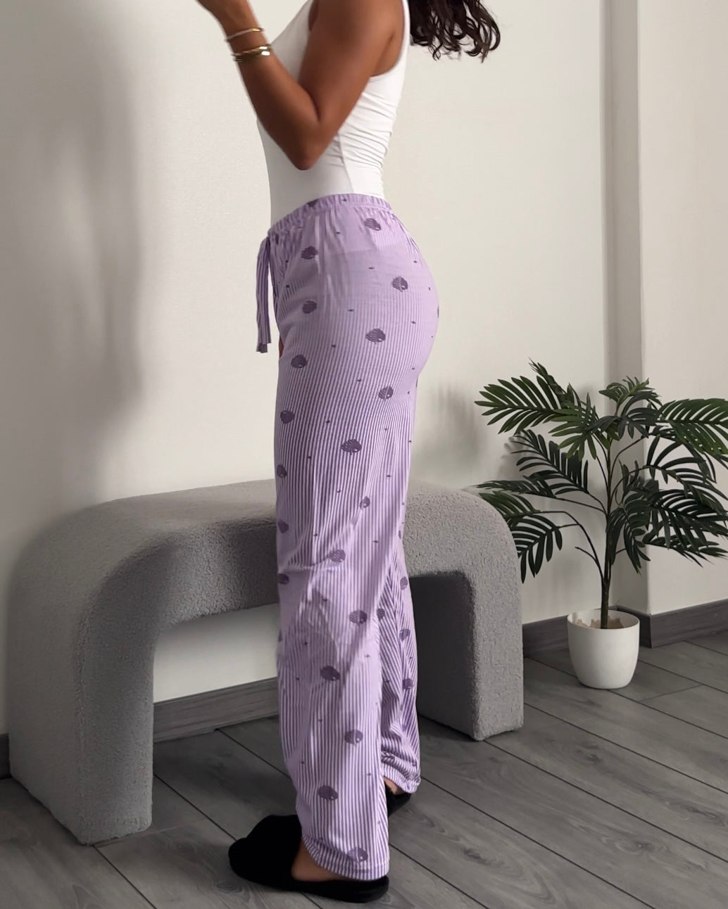 Pyjama Pants - Purple