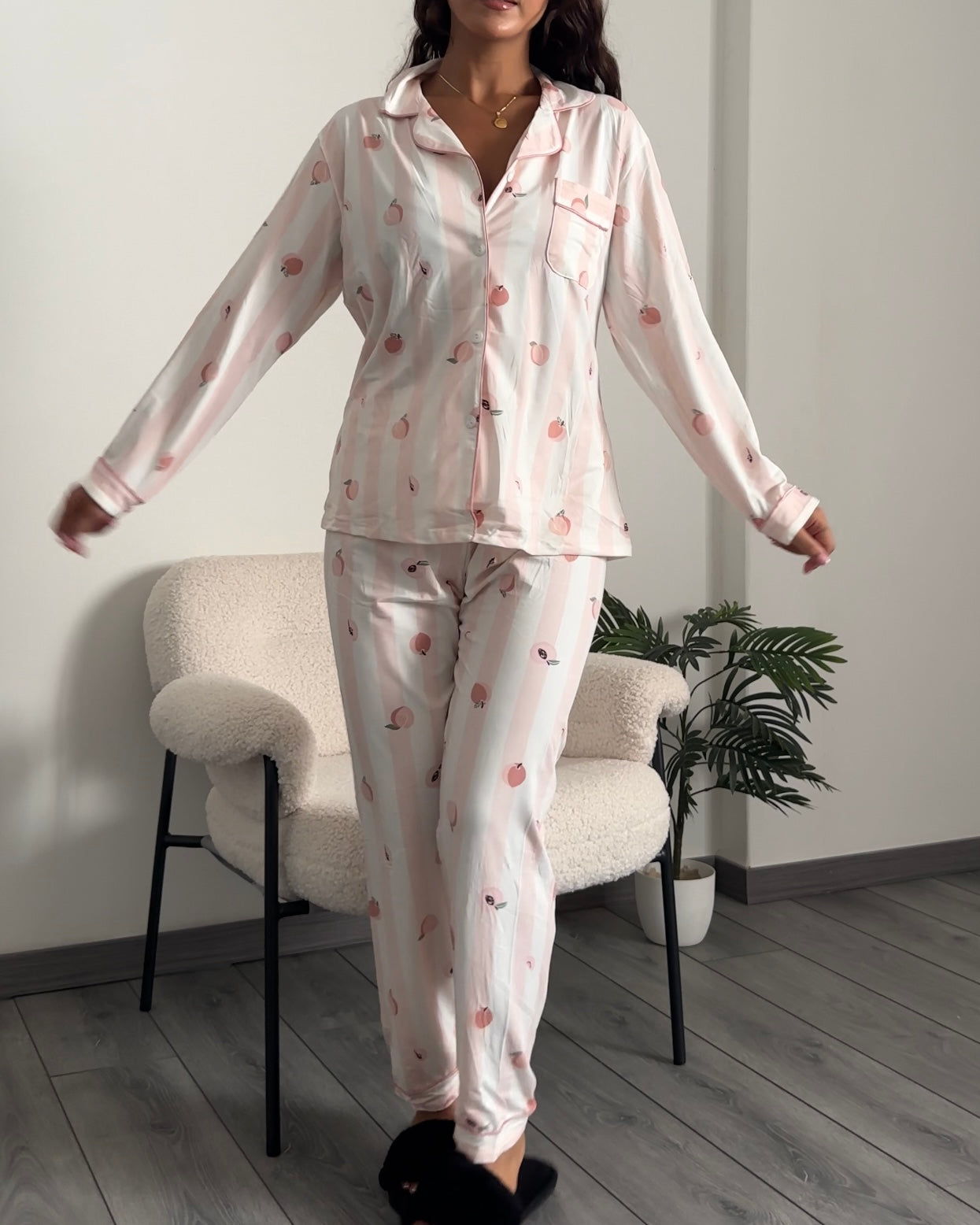 Peach Pyjama Set