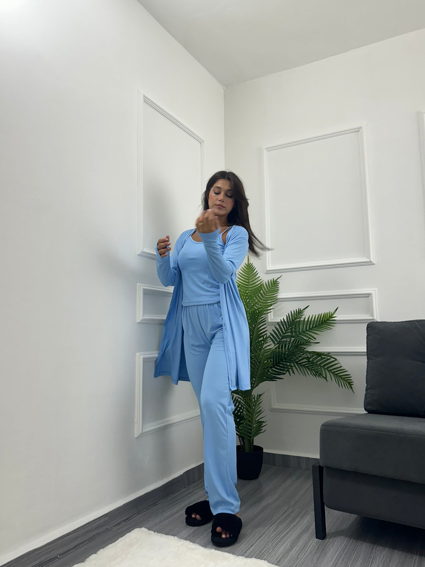 3pcs rib set with belt