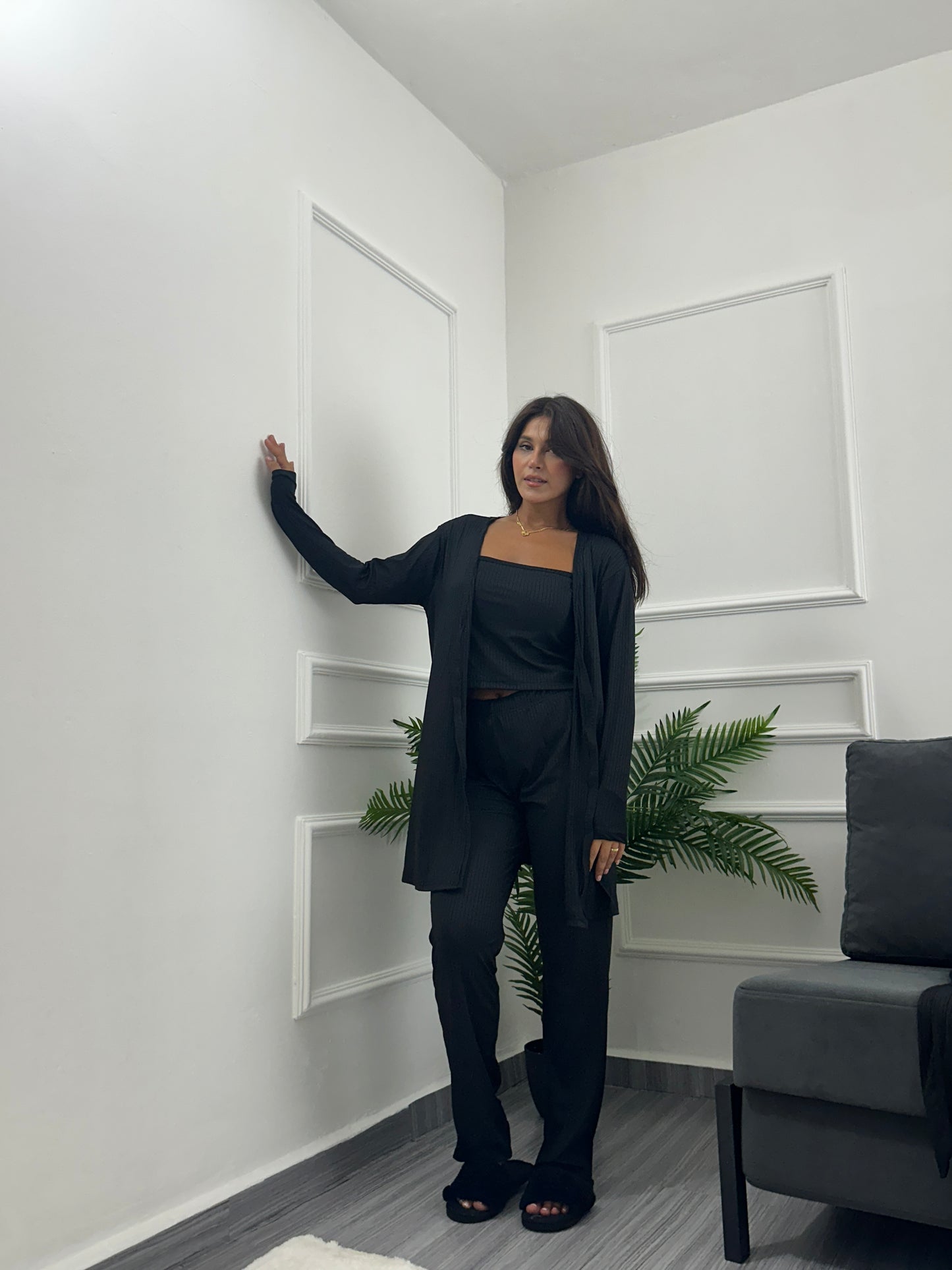 3pcs rib set with belt