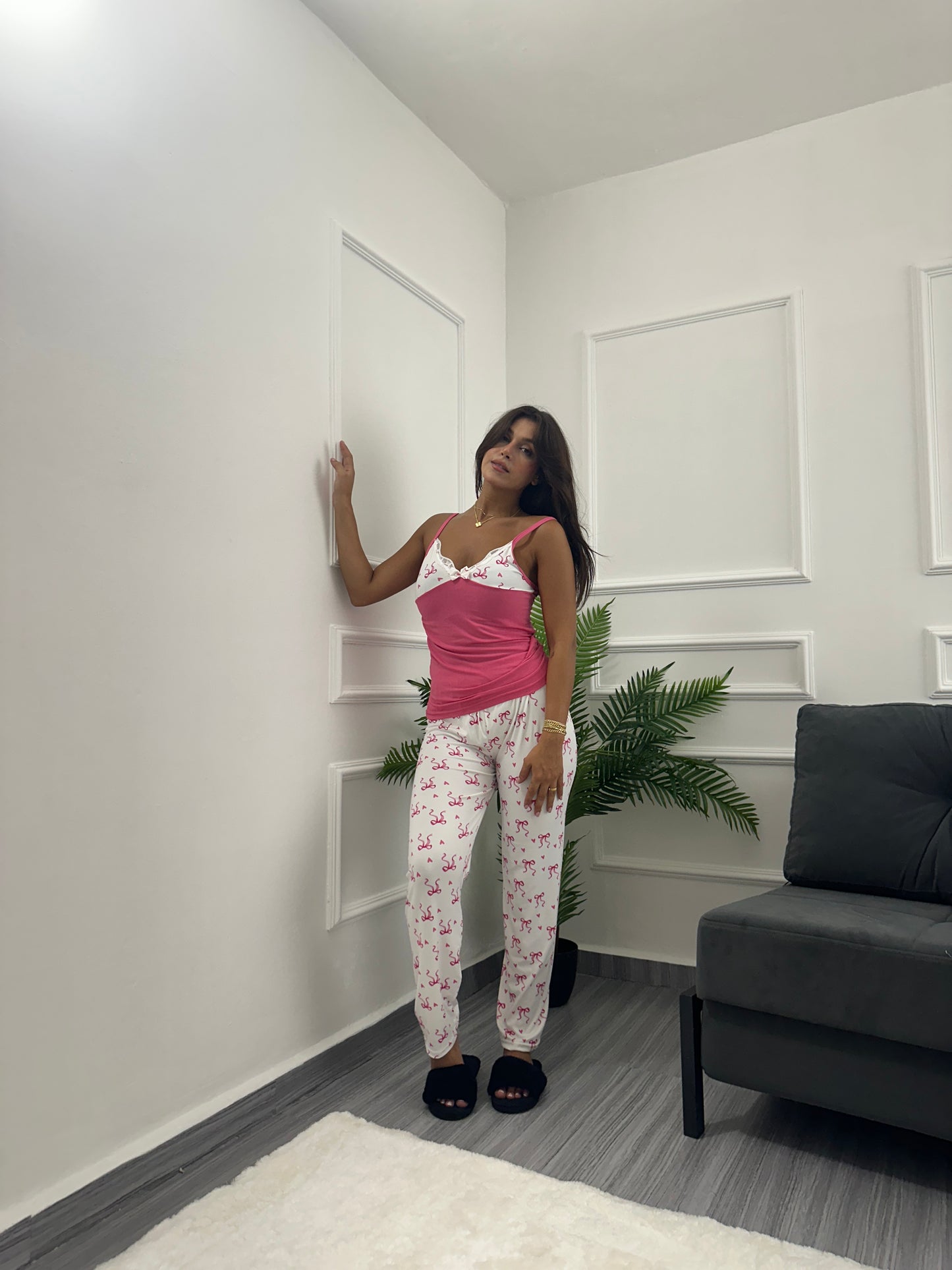 3pcs Ribbon heart set