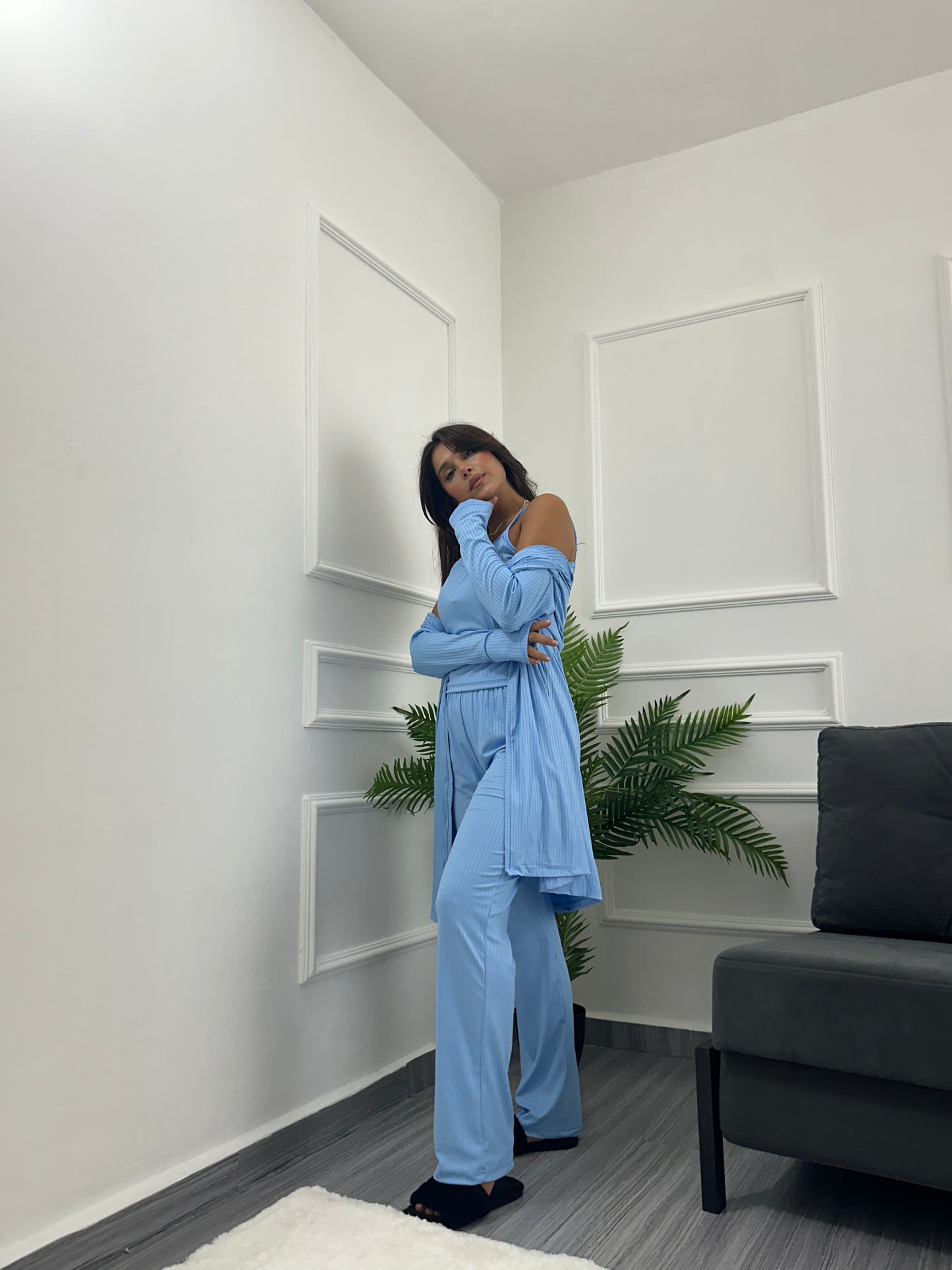 3pcs rib set with belt