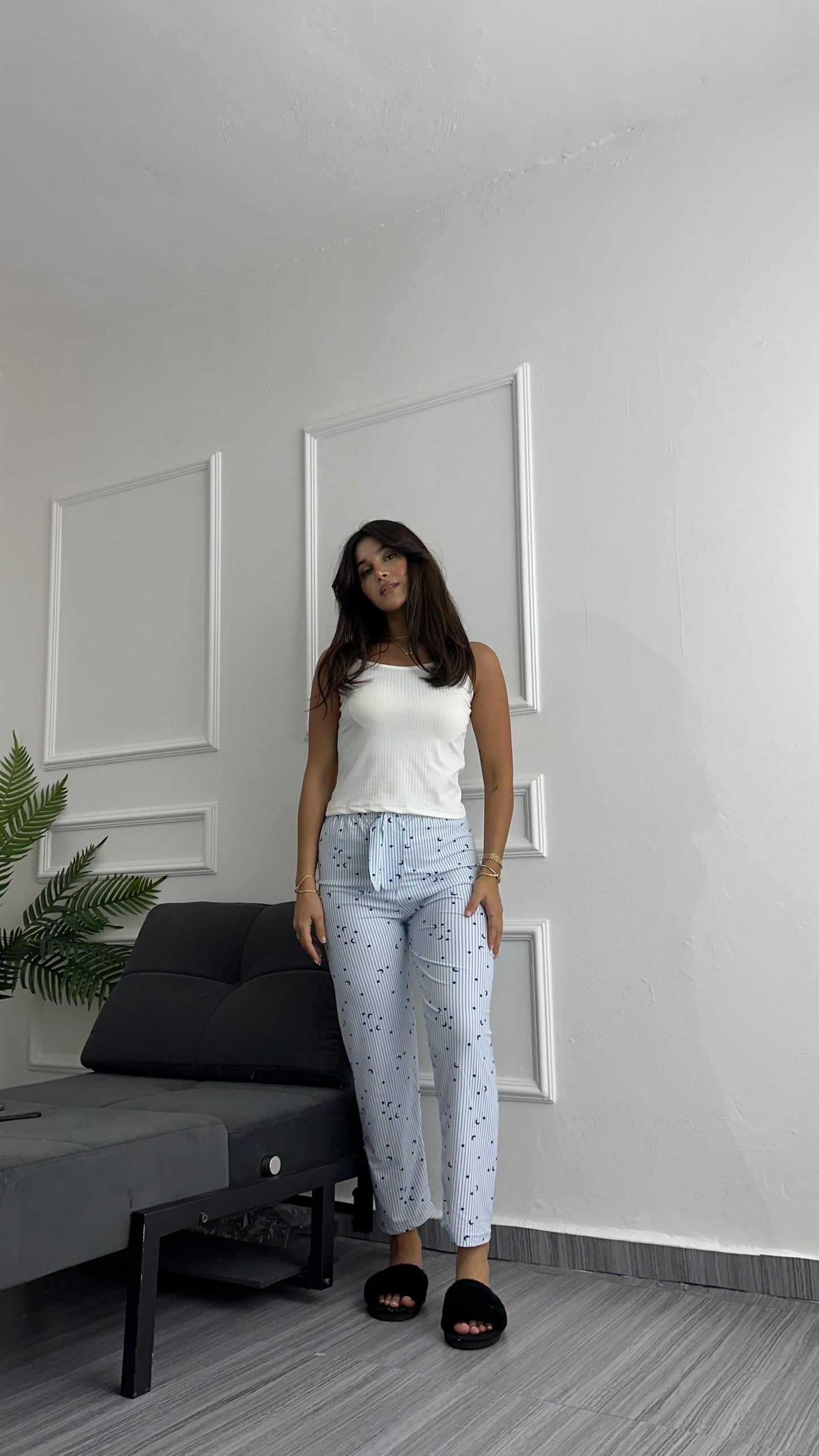 Blue moon pyjama pants