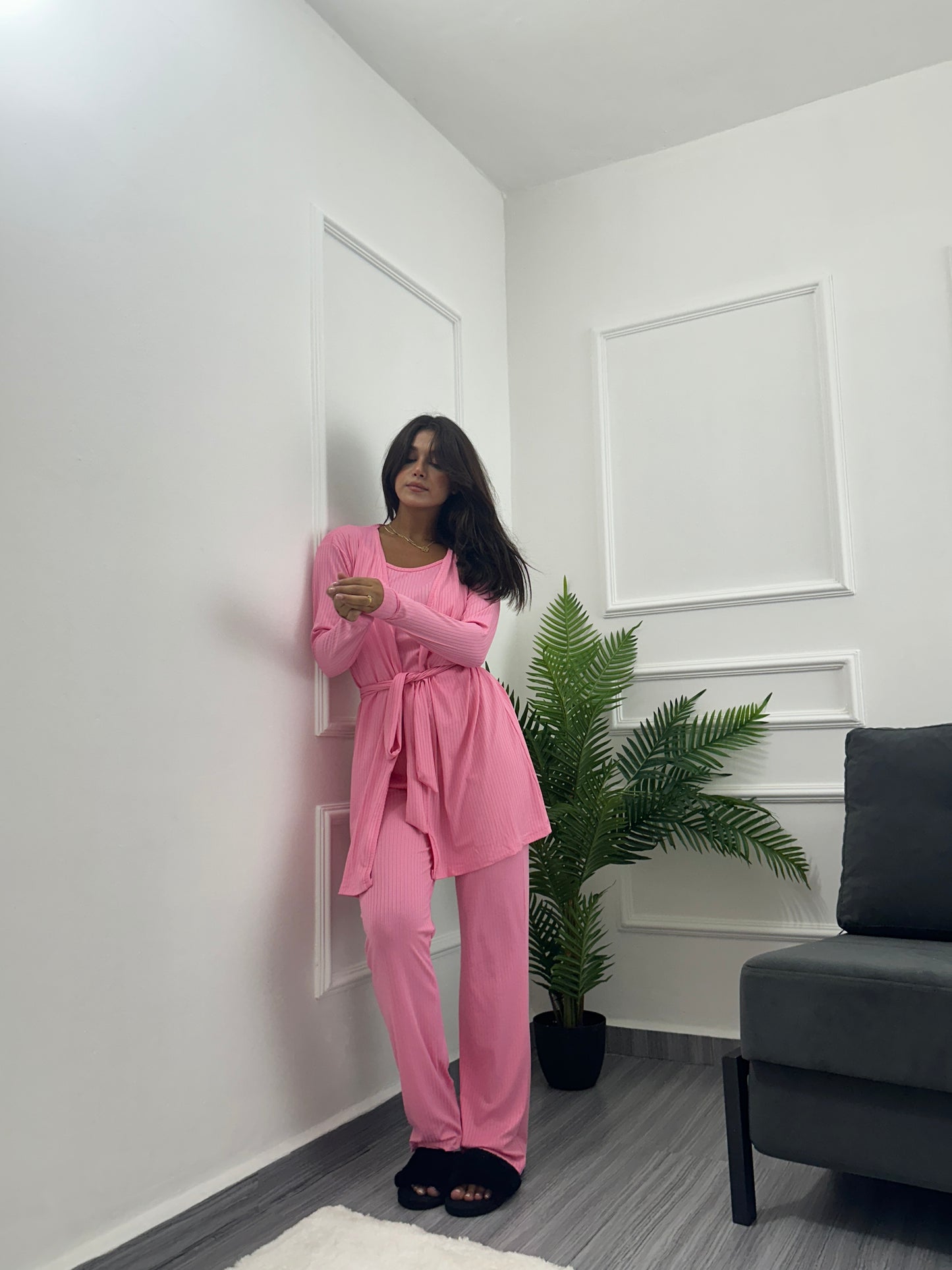 3pcs rib set with belt