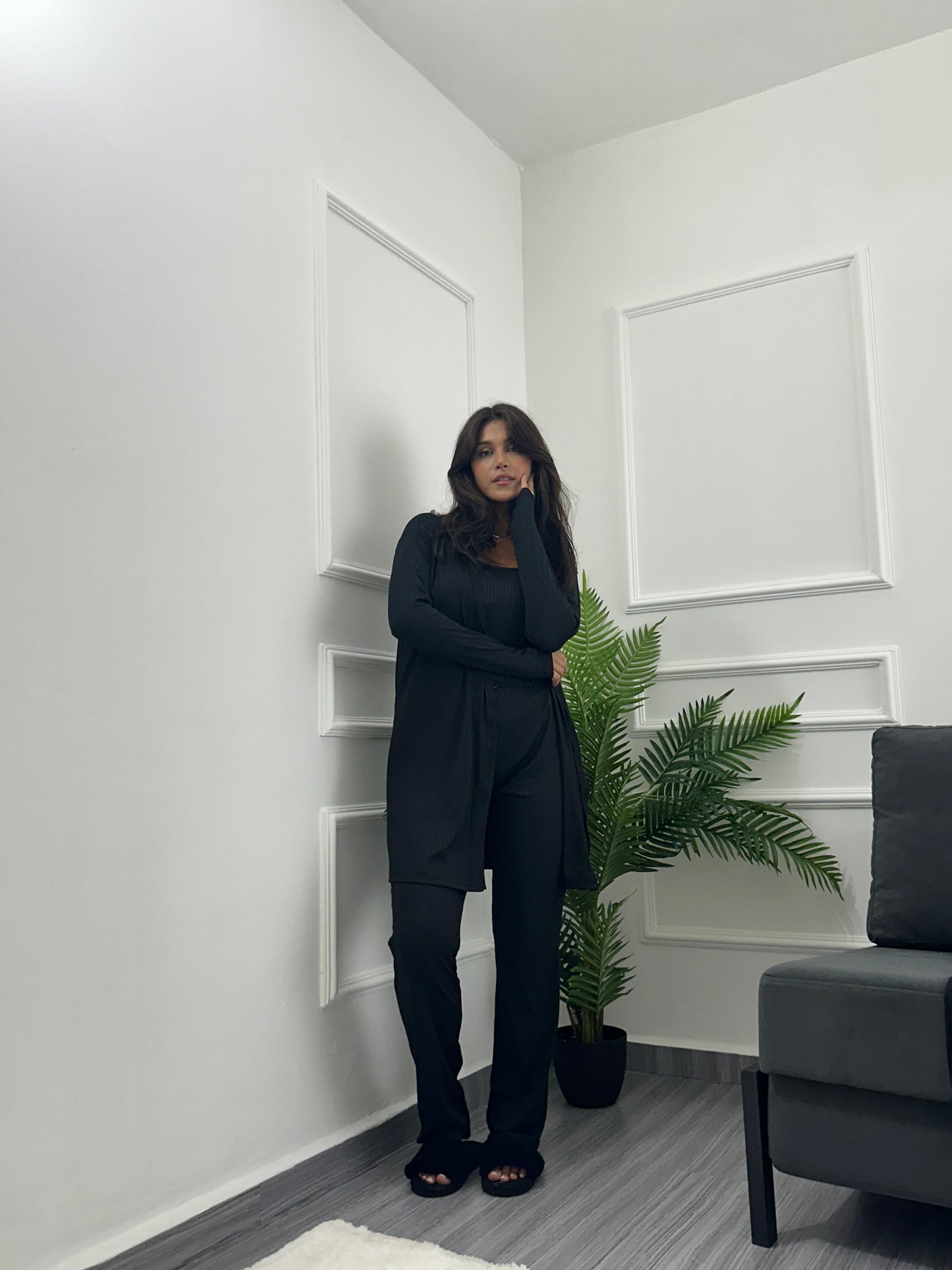 3pcs rib set with belt