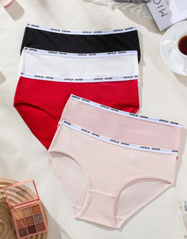 Underwear&Sleepwear Basics 5pcsSet Women's Seamless Triangle Panties