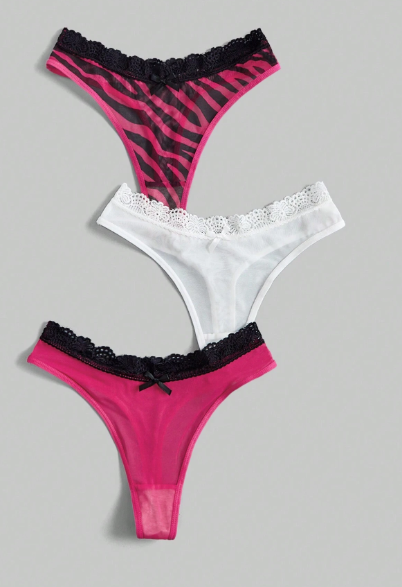 Pattern Mesh & Lace Patchwork