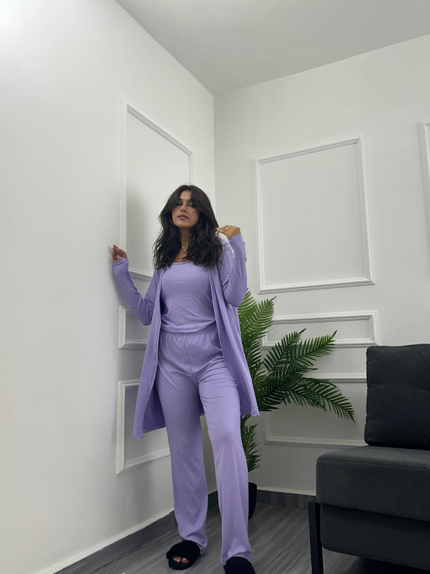 3pcs rib set with belt