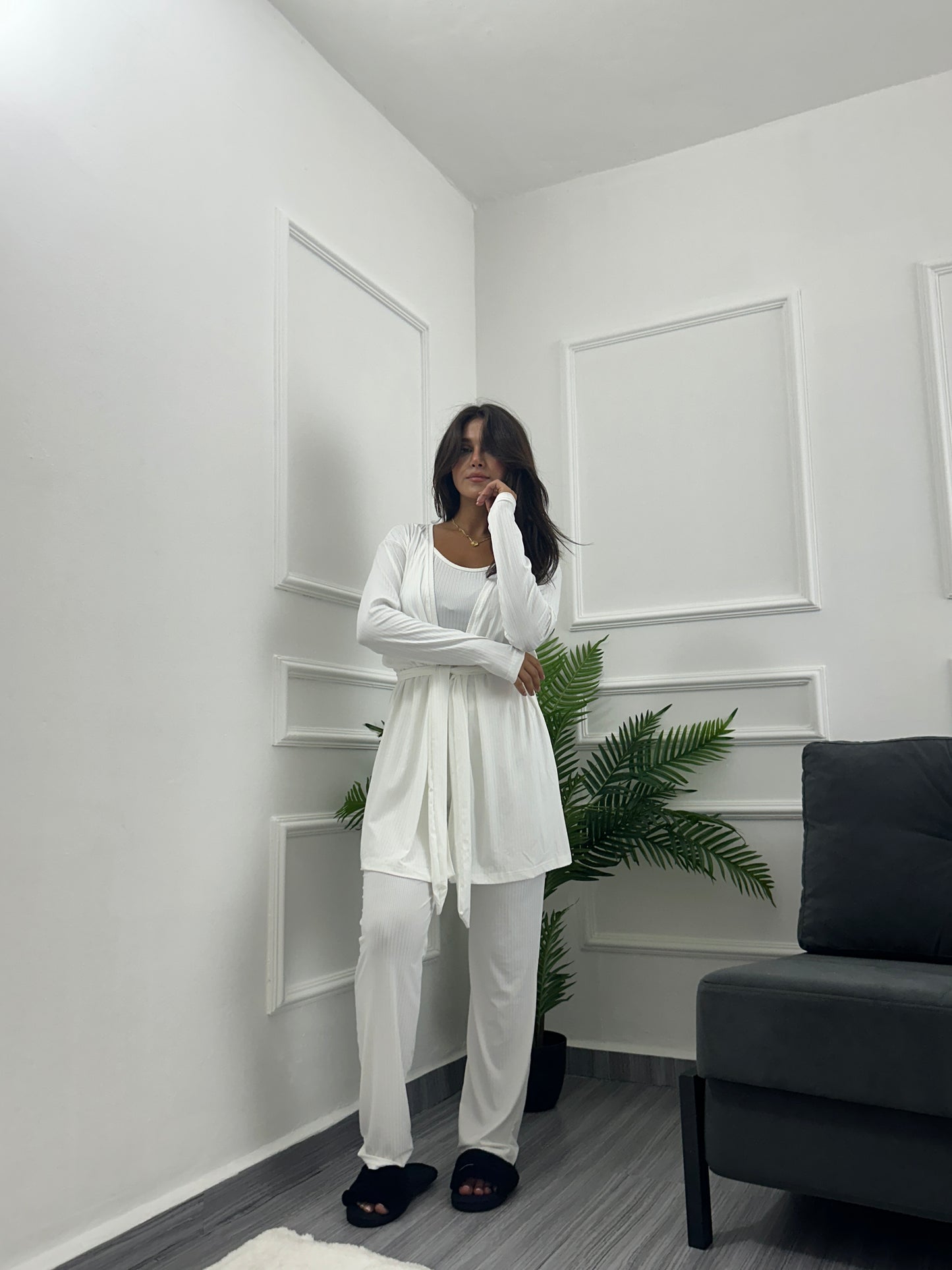 3pcs rib set with belt