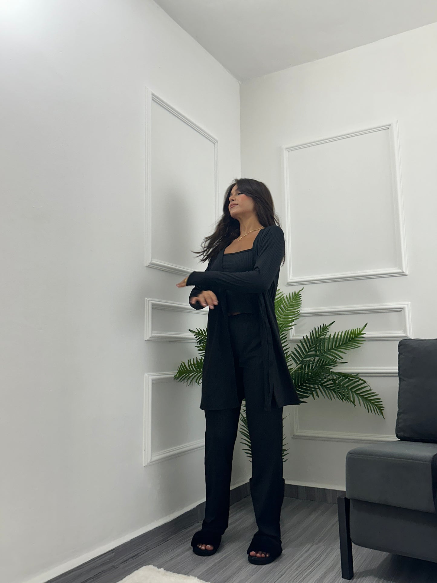 3pcs rib set with belt