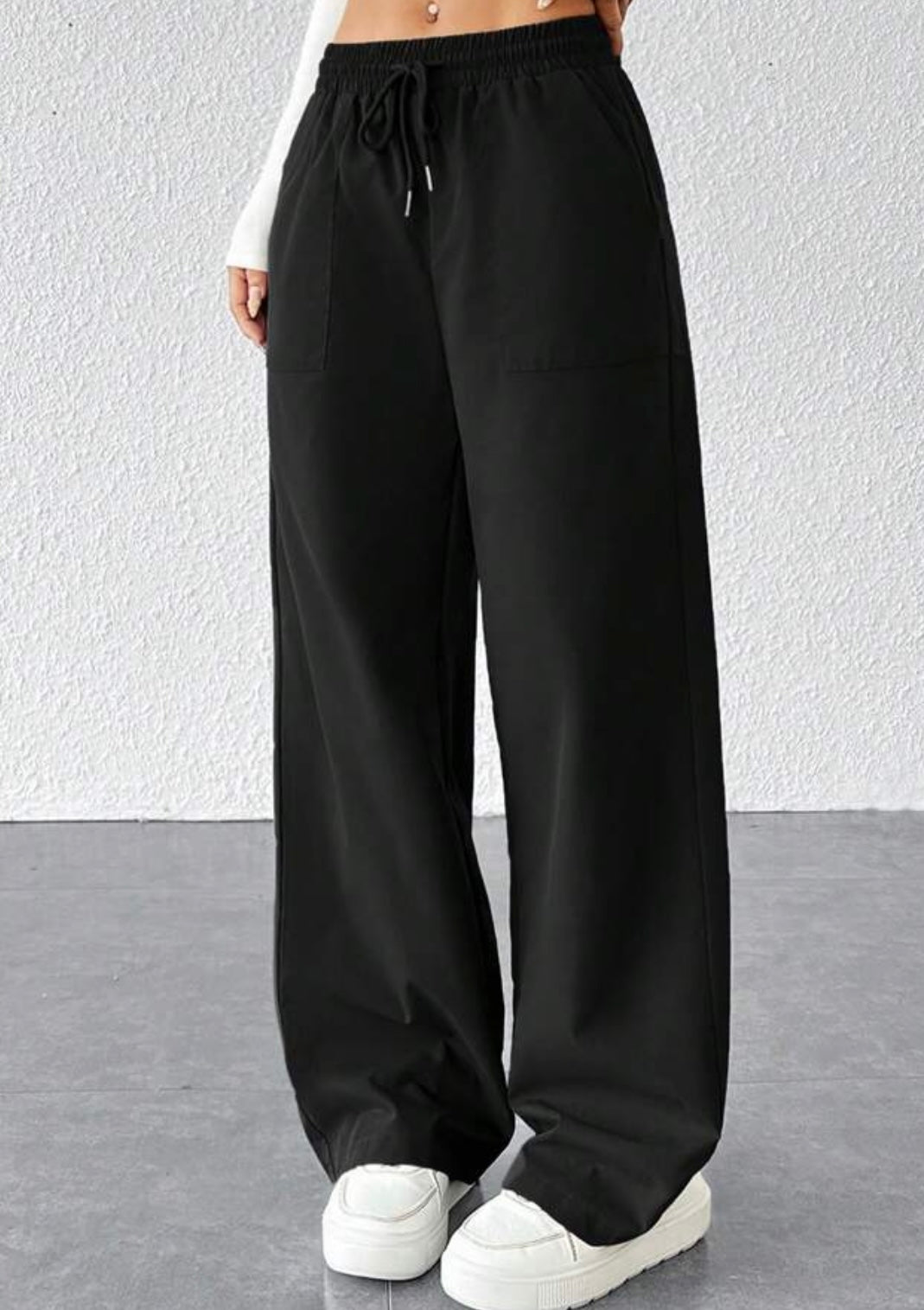 Wide leg joggers