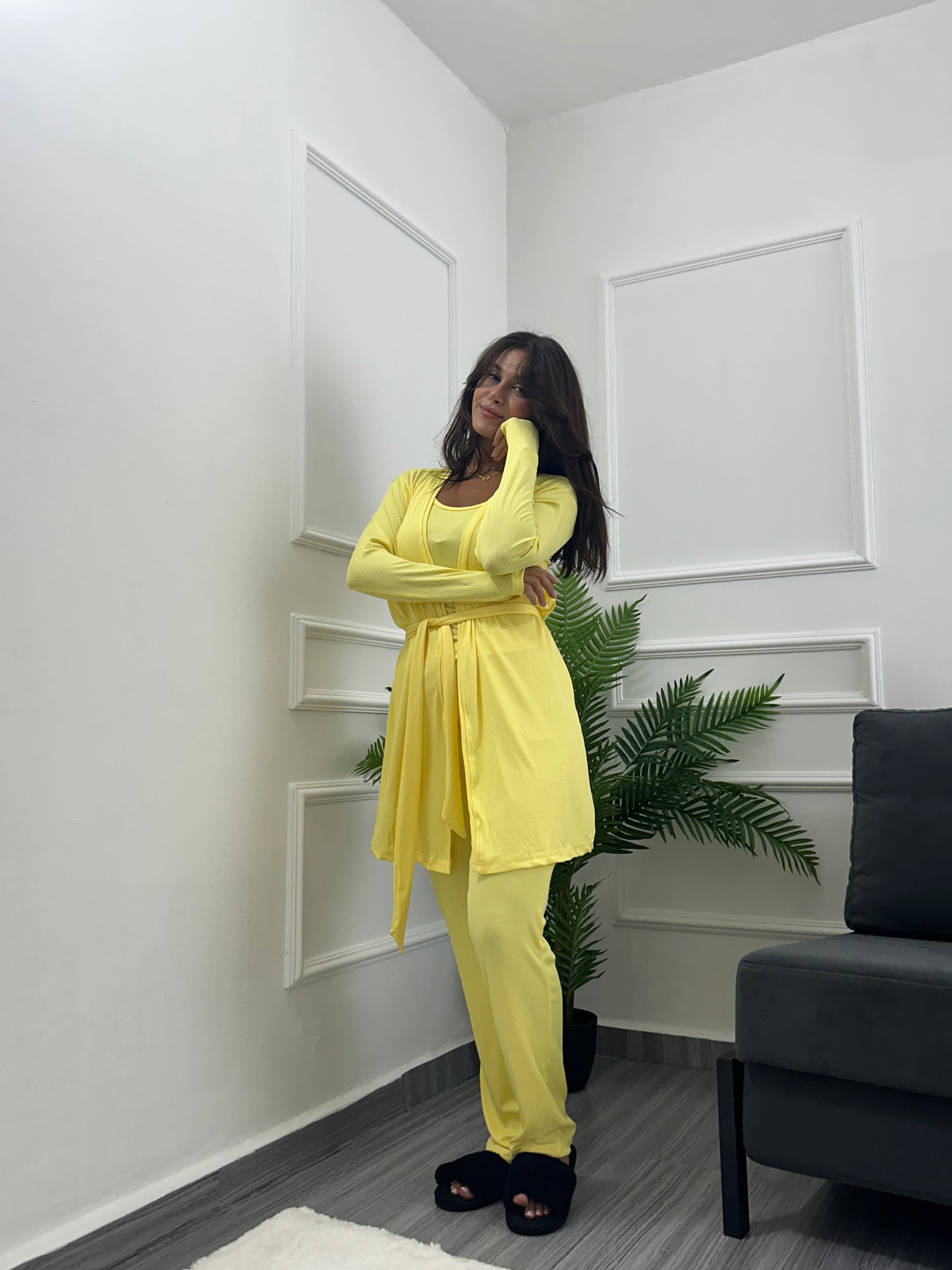 3pcs rib set with belt