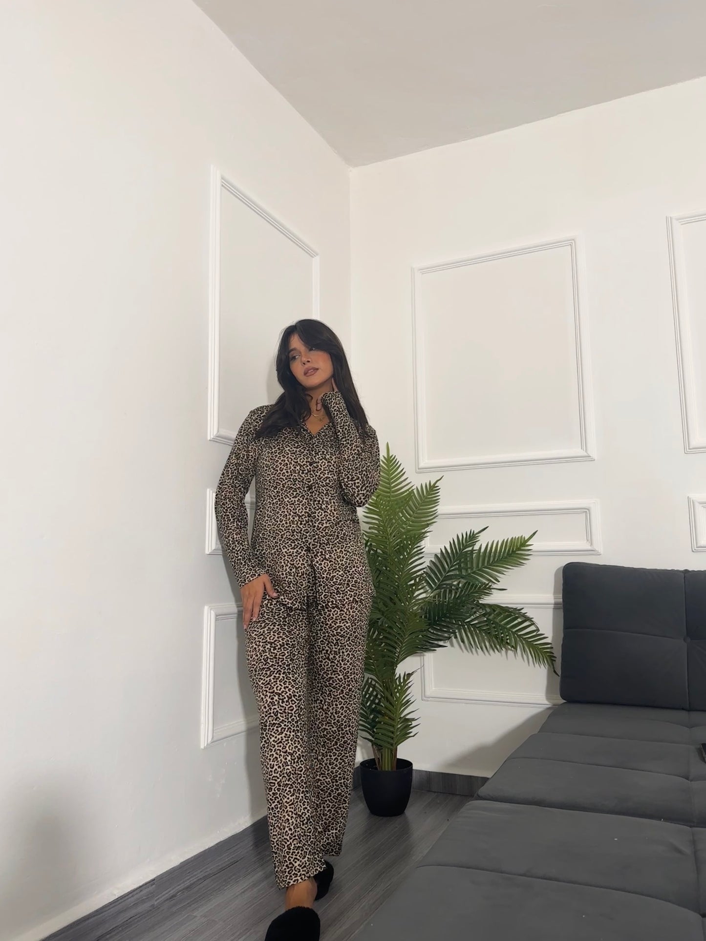 Leopard pyjama set