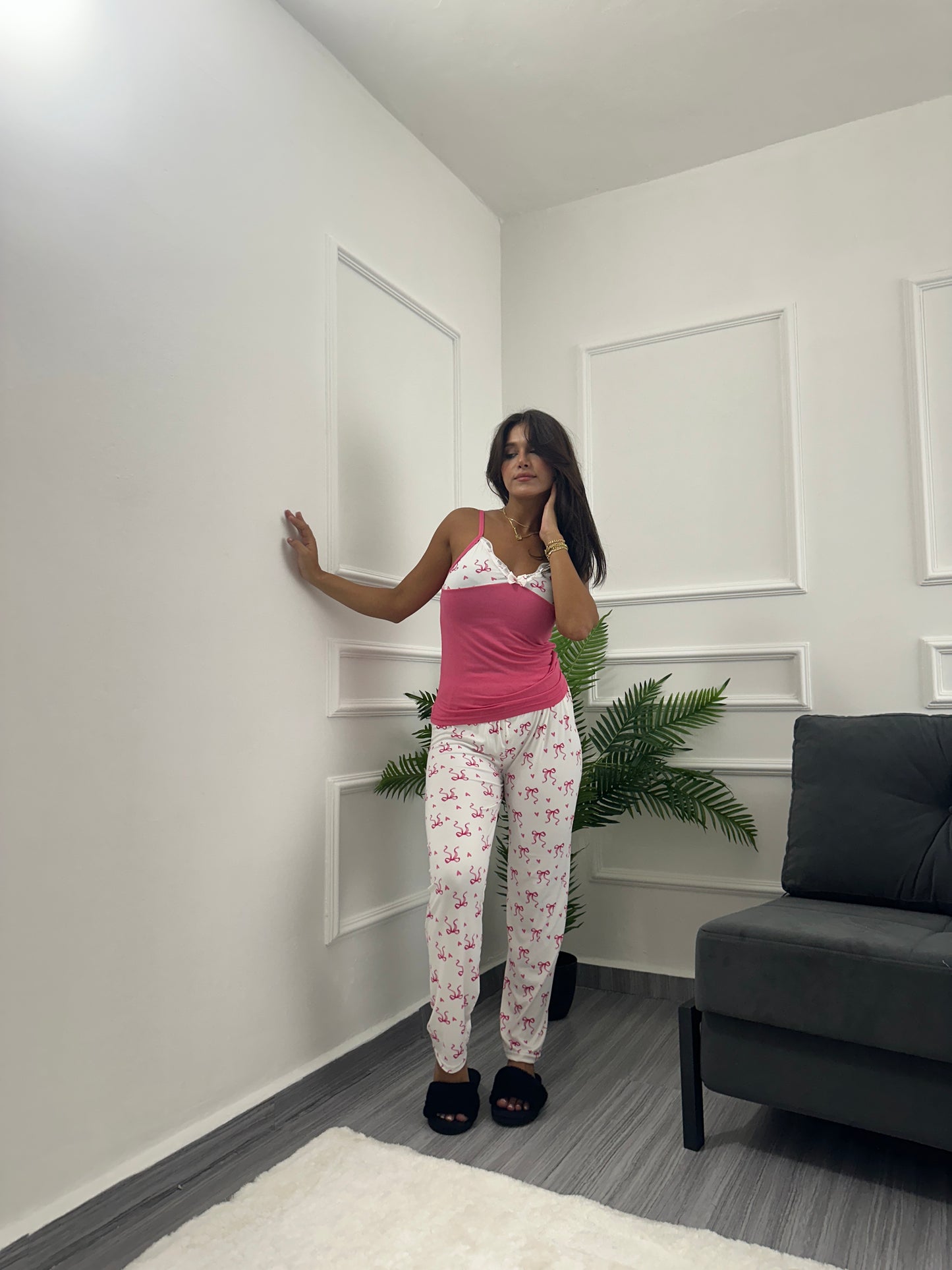 3pcs Ribbon heart set