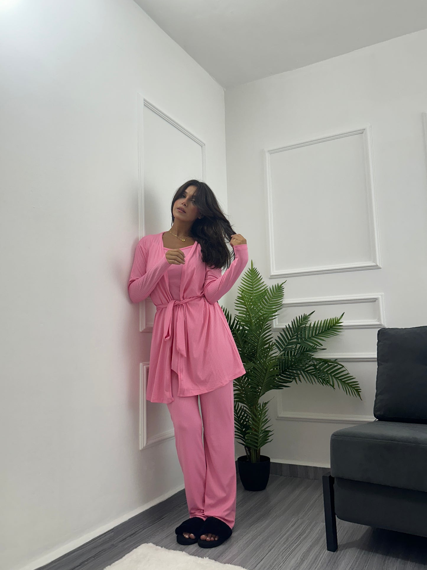 3pcs rib set with belt