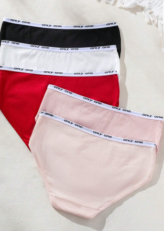 Underwear&Sleepwear Basics 5pcsSet Women's Seamless Triangle Panties